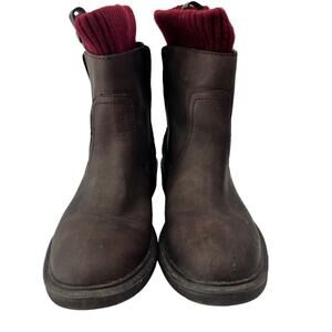 Tommy Hilfiger Boots Womens 6.5 Brown Ankle Boots slip-on sock